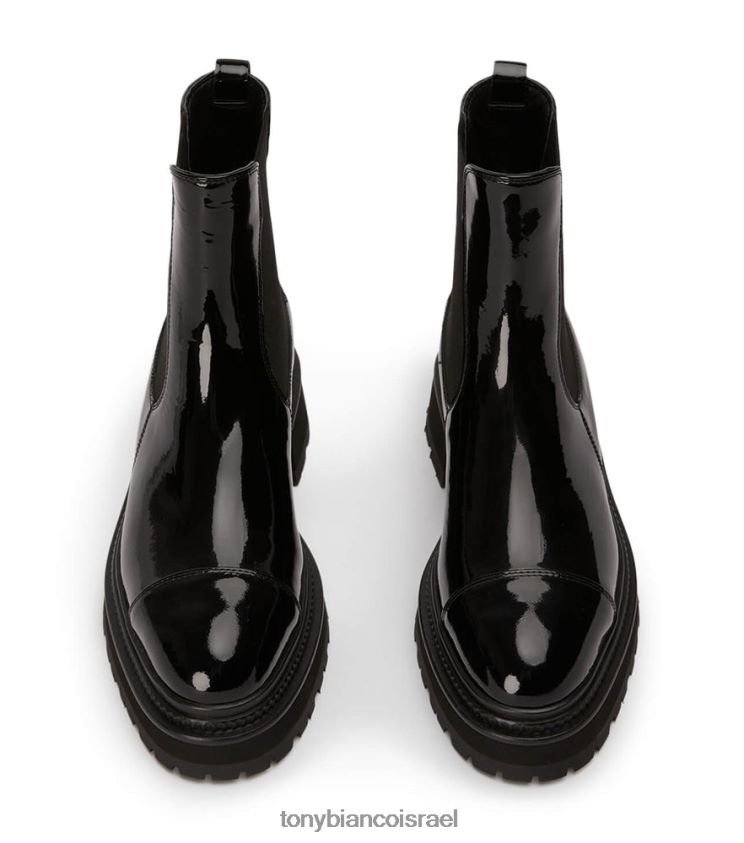 מגפונים | נשים שחור היי ברק Tony Bianco מגפונים הוריקן 8BNR8T514